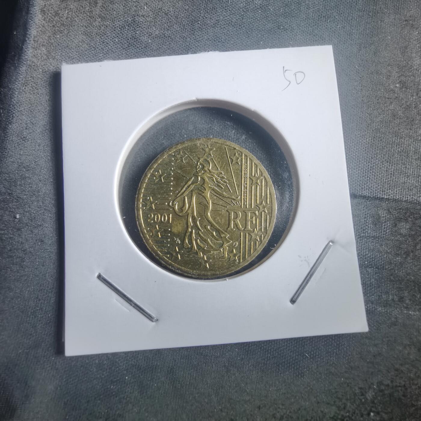 沼泽如烟--第904场 2001年50欧分