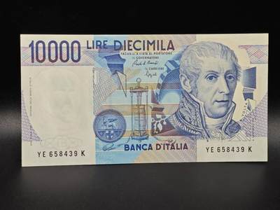 【淘币小摊】限时拍第八百拍  纸币场  满百包邮可预留两周  周一统一发货  - 意大利10000里拉