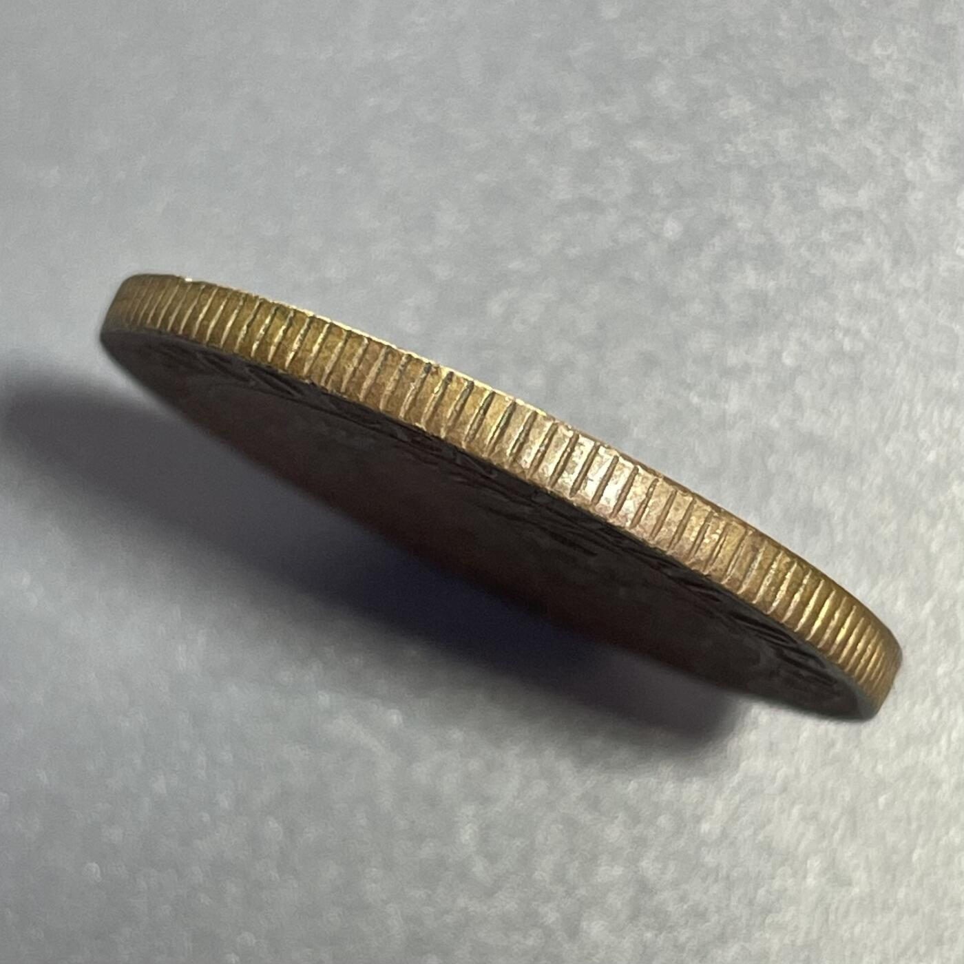 回流1115 秘鲁1968年1索尔黄铜币 羊驼🦙