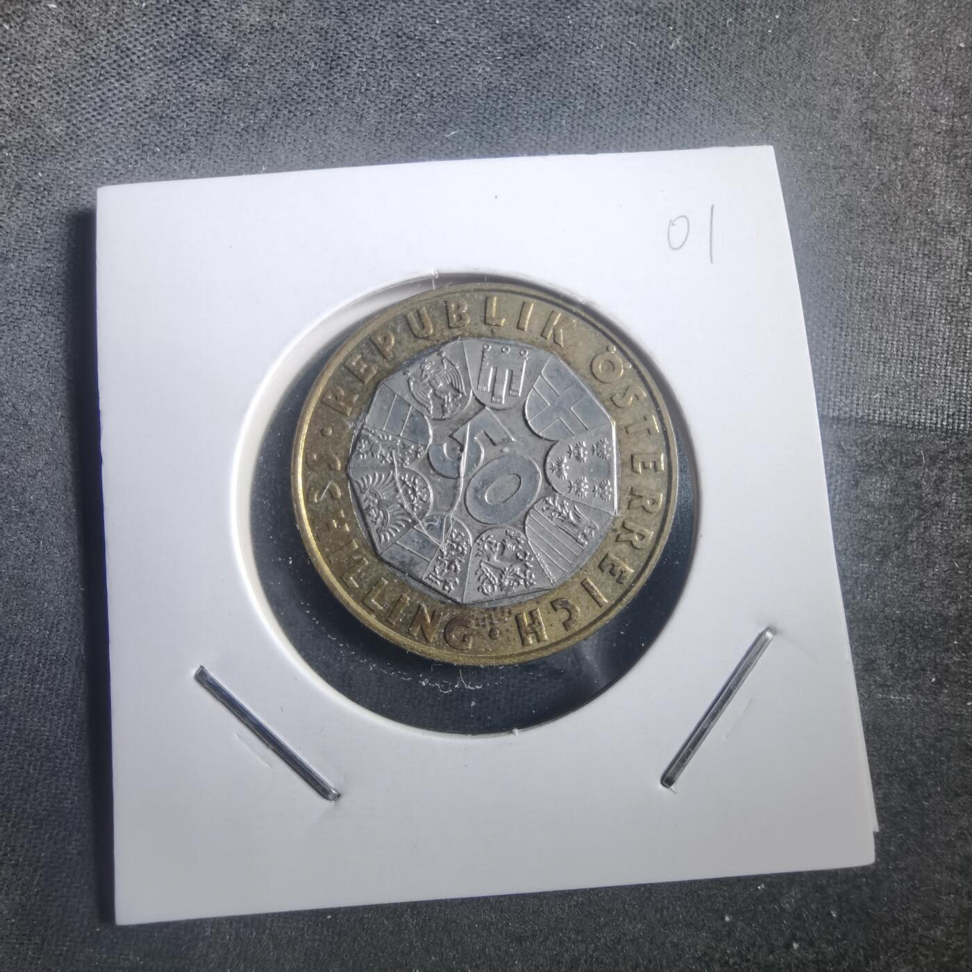 沼泽如烟--第904场 奥地利1996年50先令纪念币