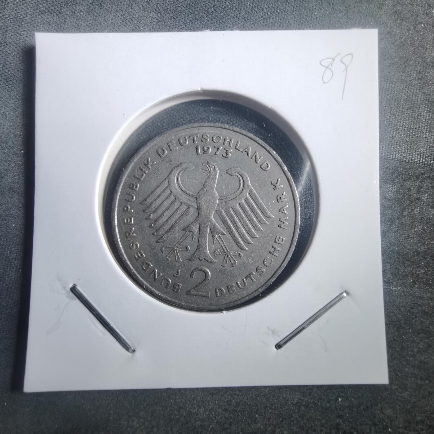 沼泽如烟--第904场 德国1973年2马克