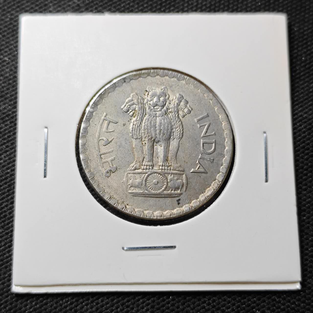 KK钱币收藏小铺  第372场  2月预留时间 周末发货  1981印度1卢比 大卢比