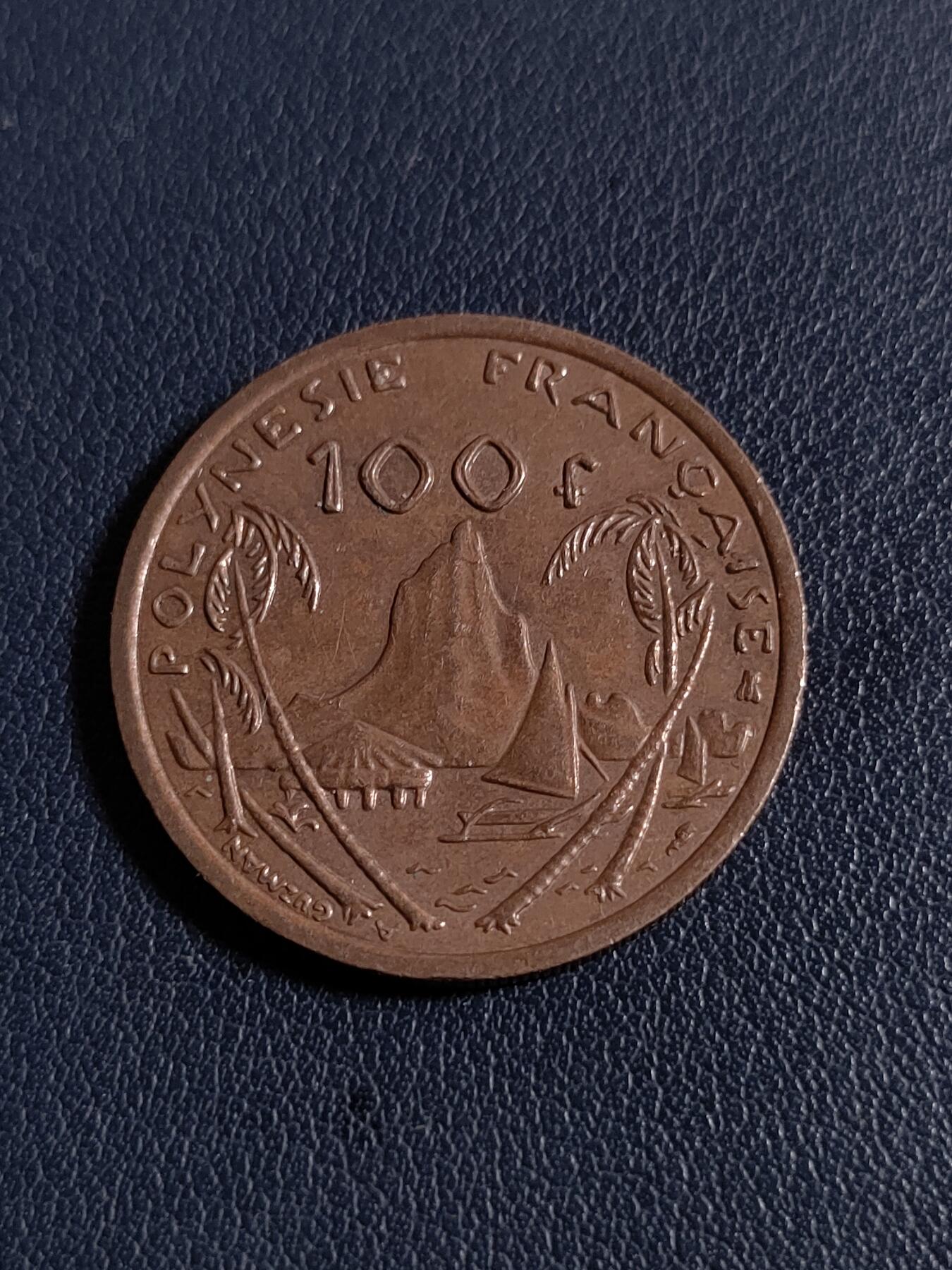 世界各国普、纪币捡漏专场(第十九场) 2000年千禧版法属波利尼西亚（I.E.O.M)自由女神100法郎