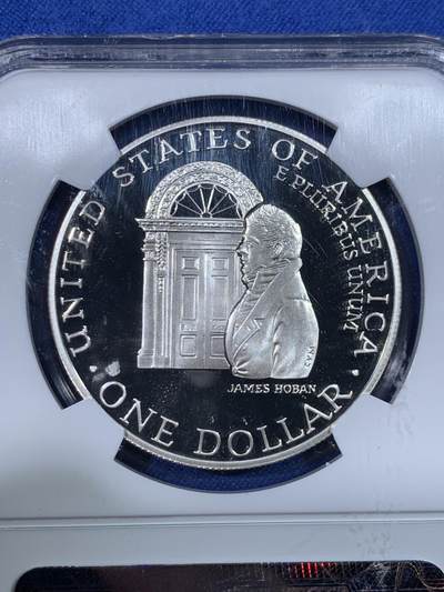 《竞宝斋》第438场 周日，周一，周二 3场连拍 （全场包邮） NGC PF69UC 美国1992年白宫200周年精制纪念银币 获奖币