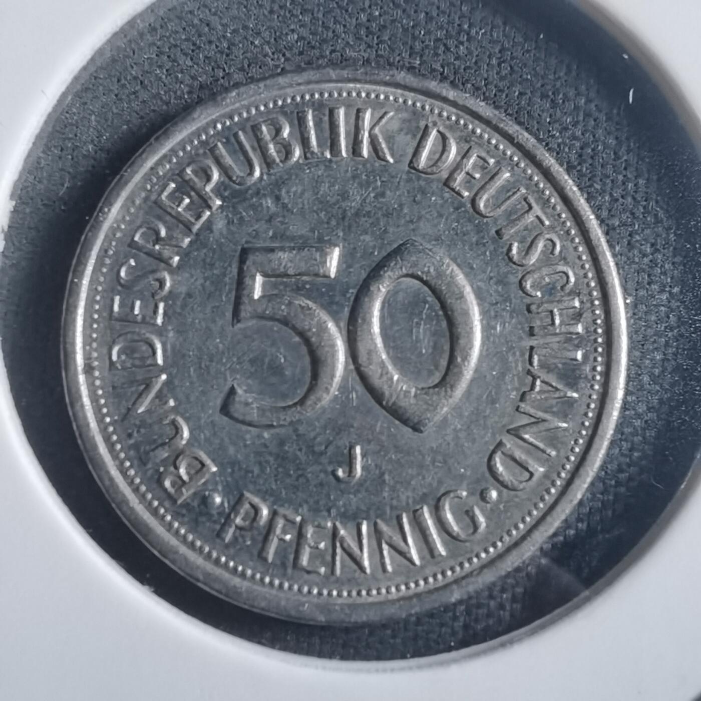 沼泽如烟--第904场 德国1983年50芬尼