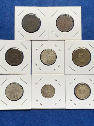 《竞宝斋》第438场 周日，周一，周二 3场连拍 （全场包邮） - 八枚一组 德国日本民国半圆桑给巴尔蒙巴萨 细节见图