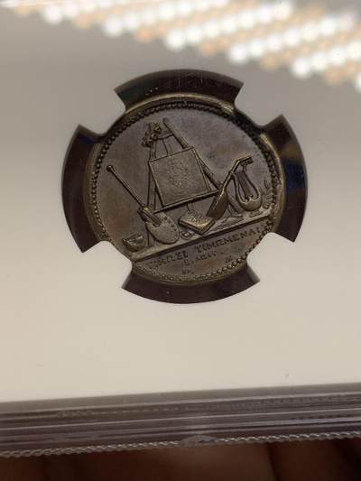 《竞宝斋》第438场 周日，周一，周二 3场连拍 （全场包邮） NGC MS63BN 法国霍腾丝·德·博阿尔内纪念铜章  霍腾丝·德·博阿尔内（1783-1837）系拿破仑一世继女，1802年嫁予其弟路易·波拿巴。1806年随夫成为荷兰王后，亦是拿破仑三世生母。