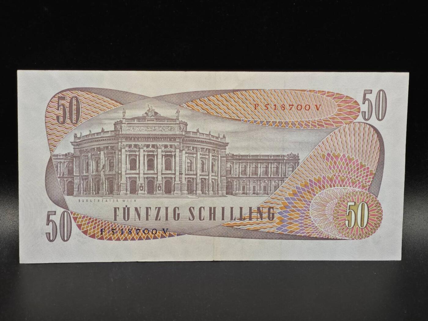 【淘币小摊】限时拍第八百拍  纸币场  满百包邮可预留两周  周一统一发货  奥地利1970年50先令