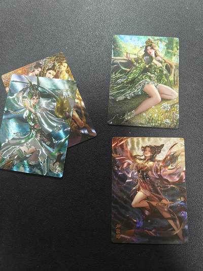 天玑星卡拍第138期《11.17周一截拍》持续收拍收评中 满赠卡需备注 - 卡玩帕克 神州群英志 妲己 朱淑真 樊梨花 神貂蝉 镭雕四张