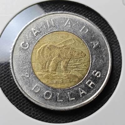 KK钱币收藏小铺  第371场  2月预留时间 周末发货 -  加拿大2元