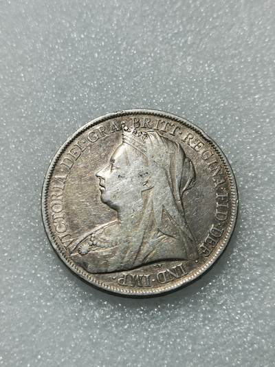天下钱庄专场欢迎参拍 - 英国维多利亚披纱马剑银币
