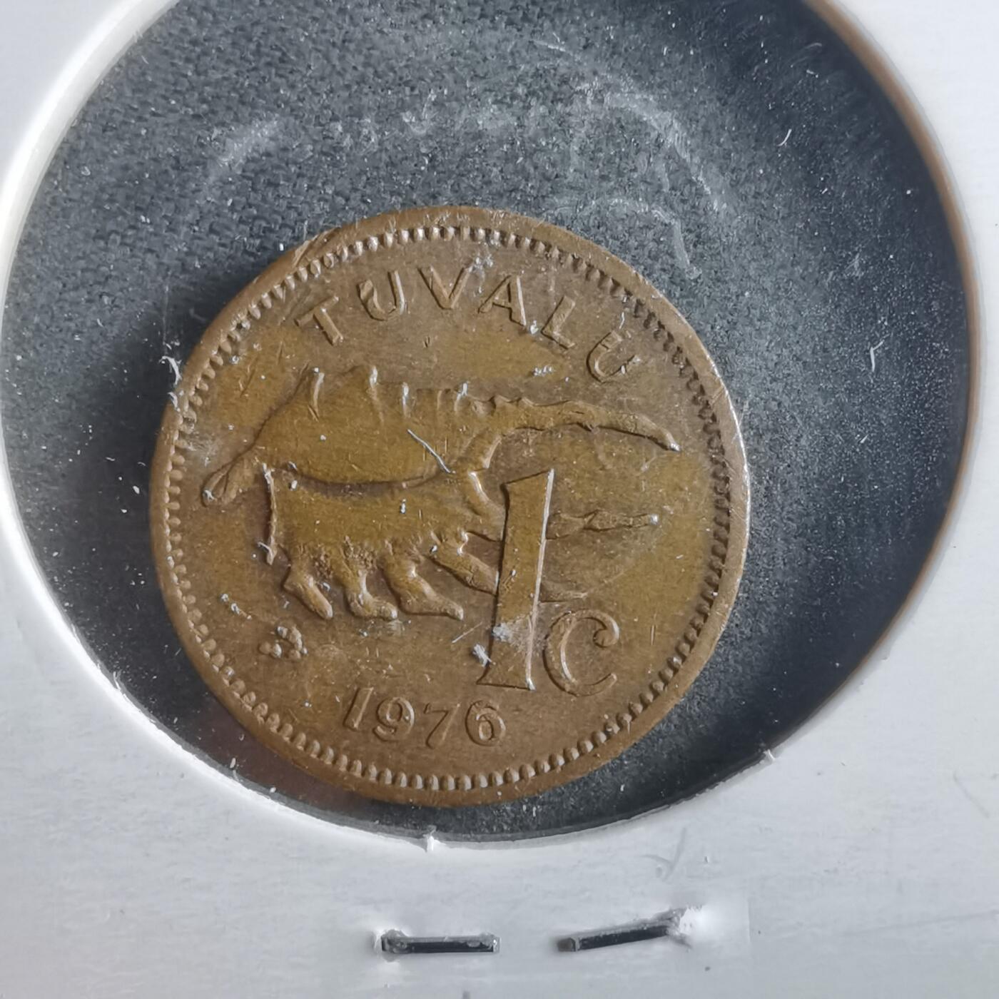 沼泽如烟--第906场 图瓦卢1976年一分