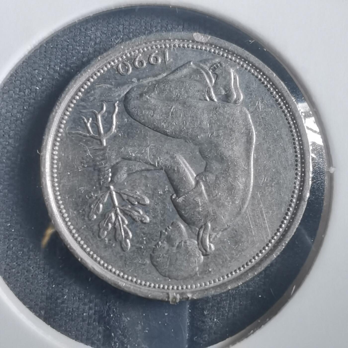 沼泽如烟--第904场 德国1990年50芬尼