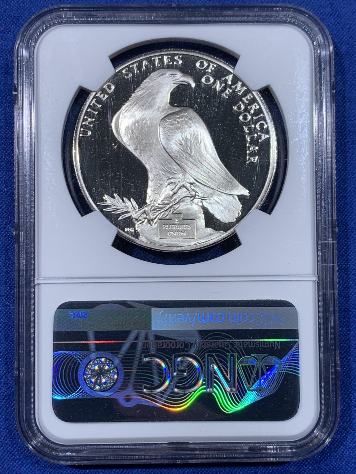 《竞宝斋》第438场 周日，周一，周二 3场连拍 （全场包邮） NGC PF69UC 美国1984年洛杉矶奥运会精制纪念银币