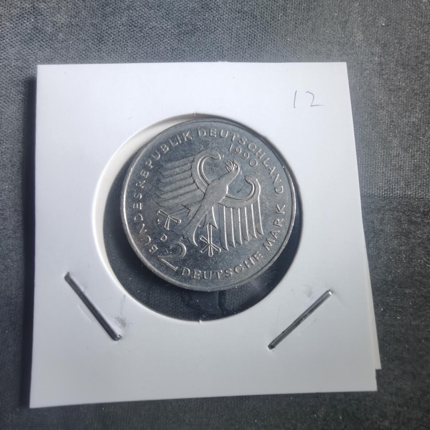 沼泽如烟--第904场 德国1990年2马克