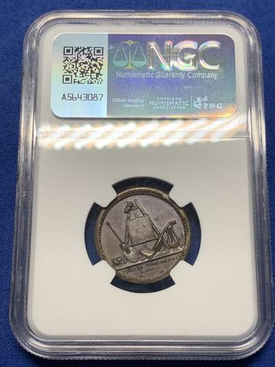 《竞宝斋》第438场 周日，周一，周二 3场连拍 （全场包邮） NGC MS63BN 法国霍腾丝·德·博阿尔内纪念铜章  霍腾丝·德·博阿尔内（1783-1837）系拿破仑一世继女，1802年嫁予其弟路易·波拿巴。1806年随夫成为荷兰王后，亦是拿破仑三世生母。