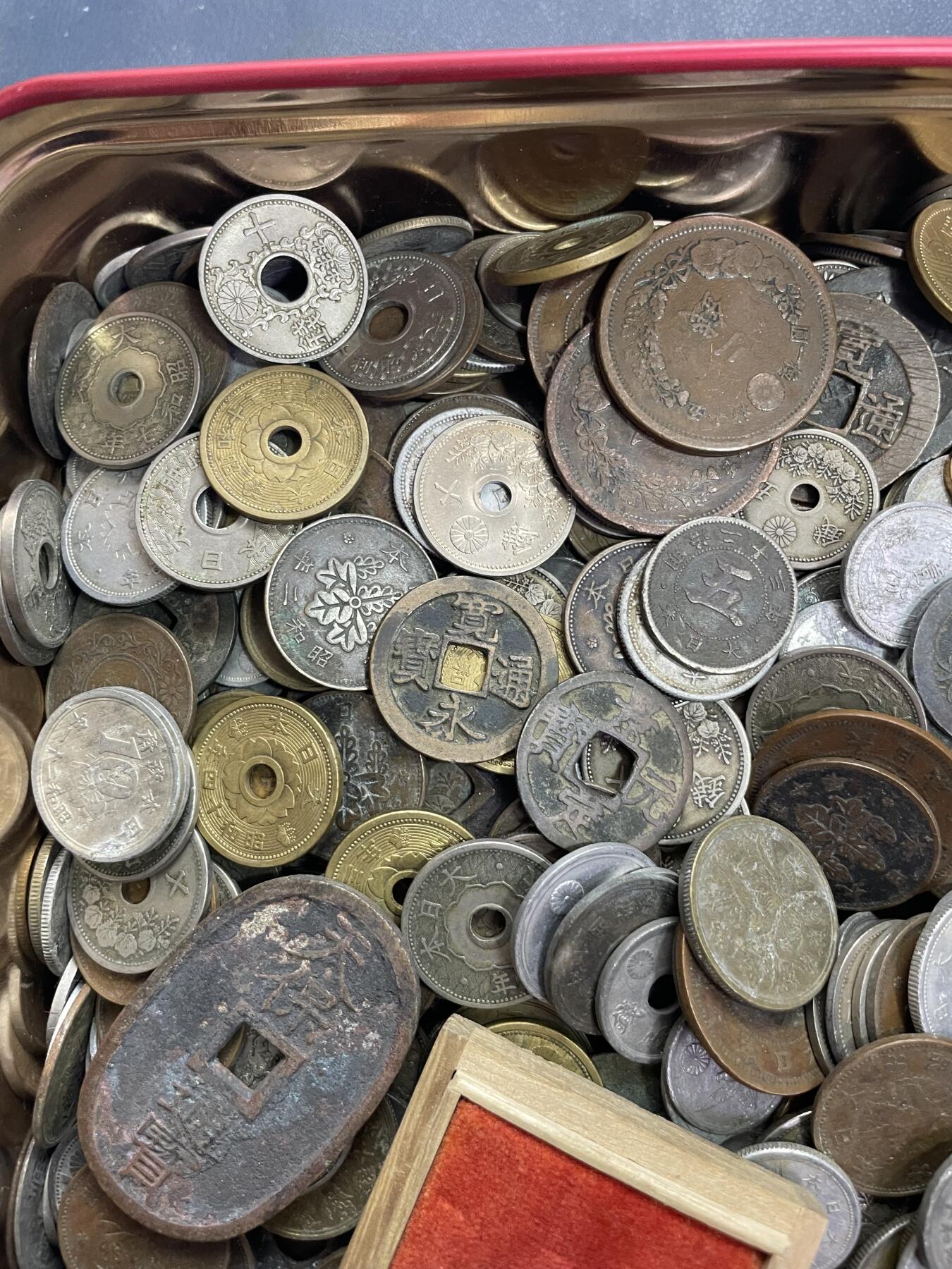 回流1115 日本明治-昭和时期硬币4公斤 无破、裂、烂