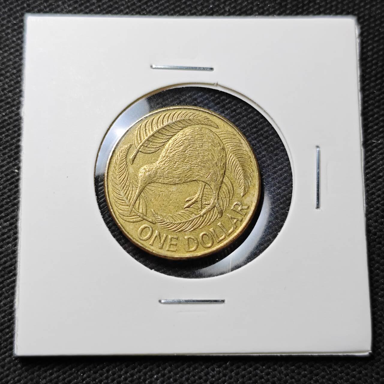 KK钱币收藏小铺  第372场  2月预留时间 周末发货  新西兰1元