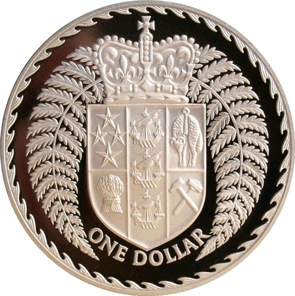 PThappally收藏第54次拍卖，英联邦地区硬币纸币 新西兰 1979 1元  27.22g  银币 PCGS PR68DCAM