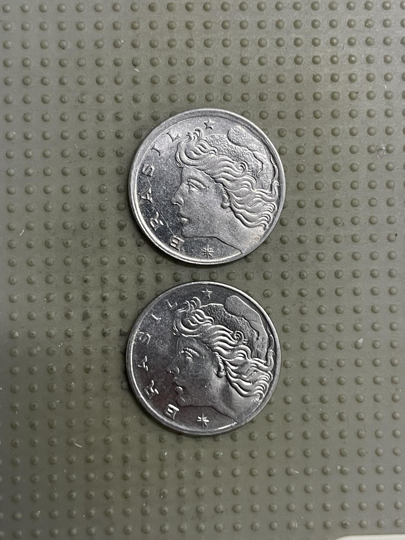 2025年第118场各国散币拍卖（总第118场） 巴西1969年1分2枚