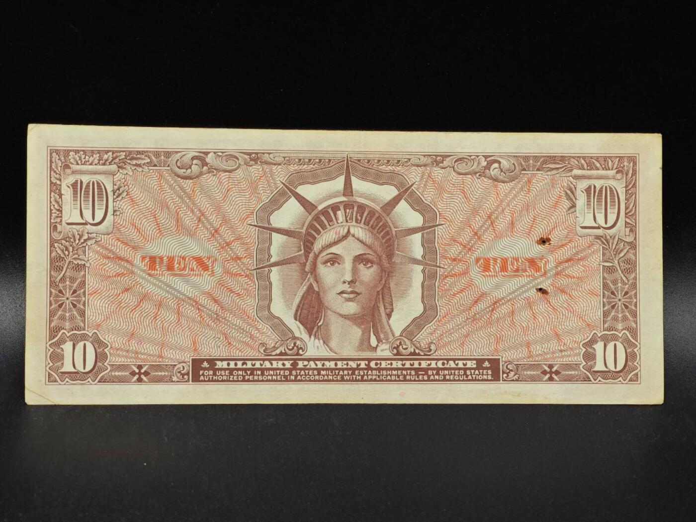 【淘币小摊】限时拍第八百拍  纸币场  满百包邮可预留两周  周一统一发货  美国10元军票