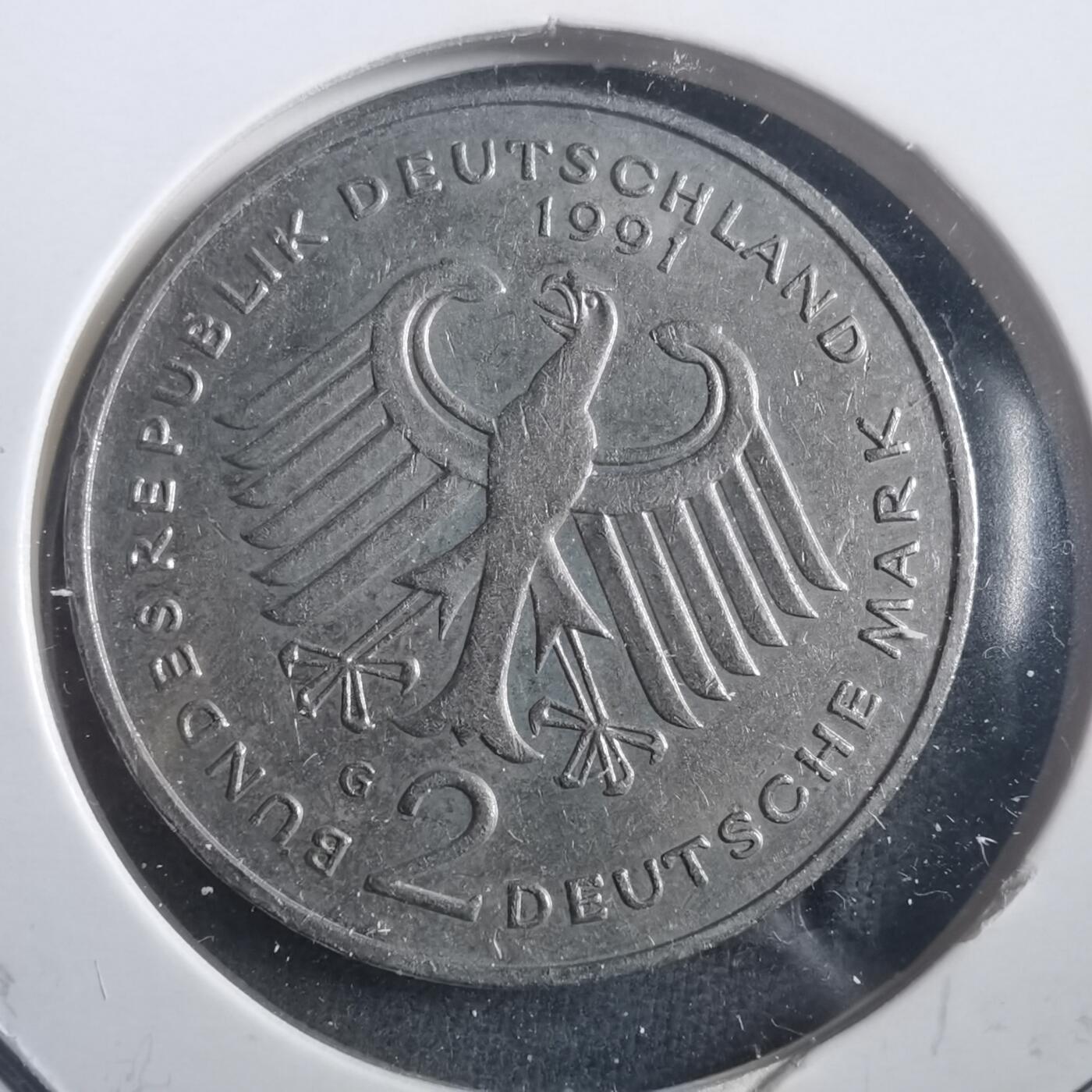 沼泽如烟--第904场 德国1991年2马克