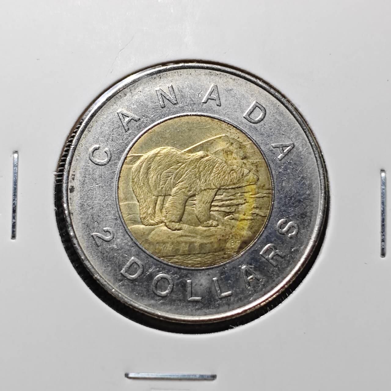 KK钱币收藏小铺  第372场  2月预留时间 周末发货  加拿大2元