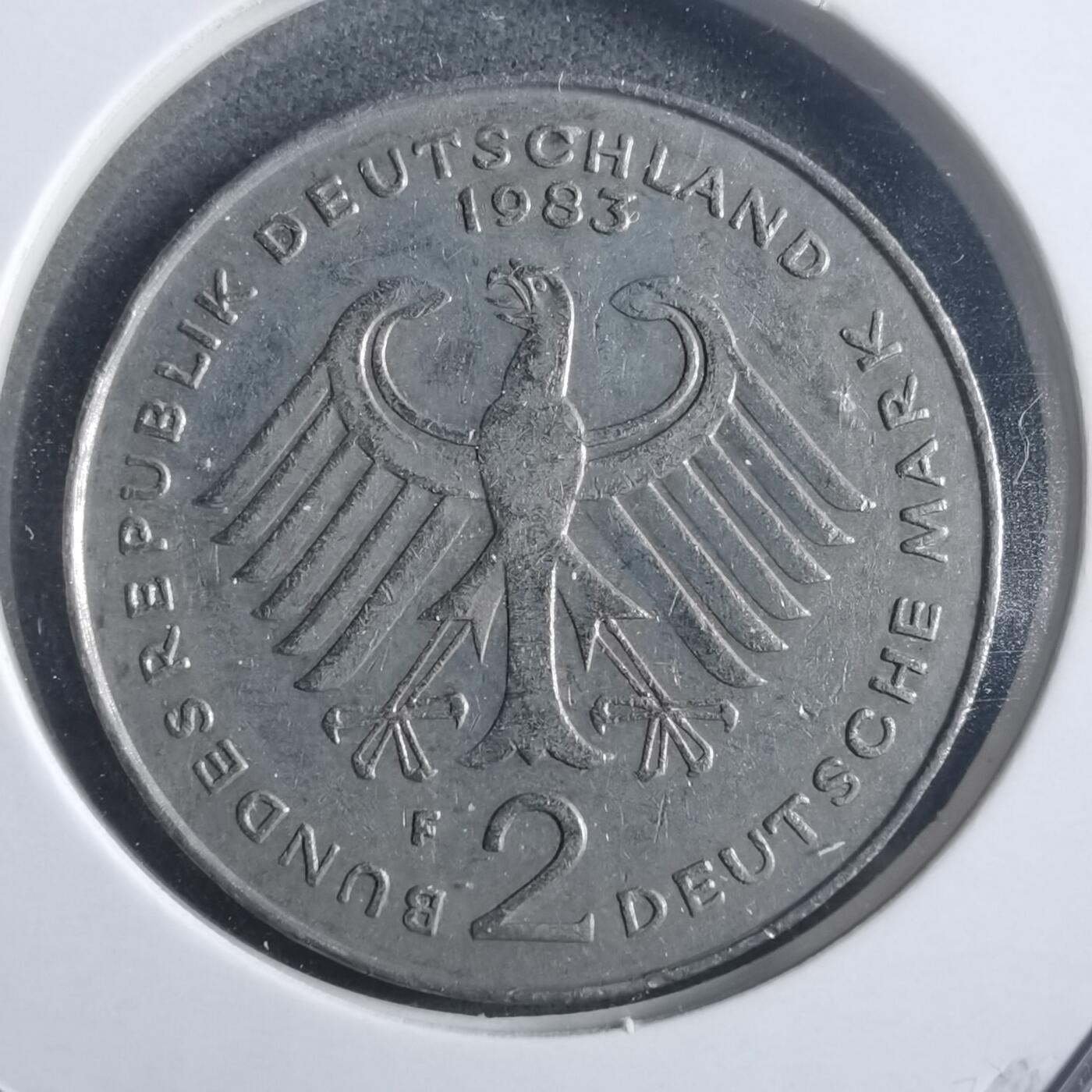 沼泽如烟--第904场 德国1983年2马克