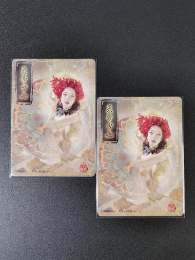 NO.15 好又多金牌大场，双11狂欢继续！每周一站式配齐，方便凑单！（周6晚8点截拍，卖家送拍0抽成！） - （妖姬传第12弹②）燎原妖姬传 刷子 第12弹天帝少女 双服饰一对——幻彩普卡工艺