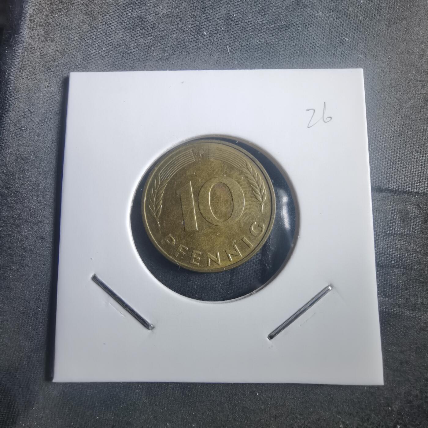 沼泽如烟--第904场 德国1994年10芬尼