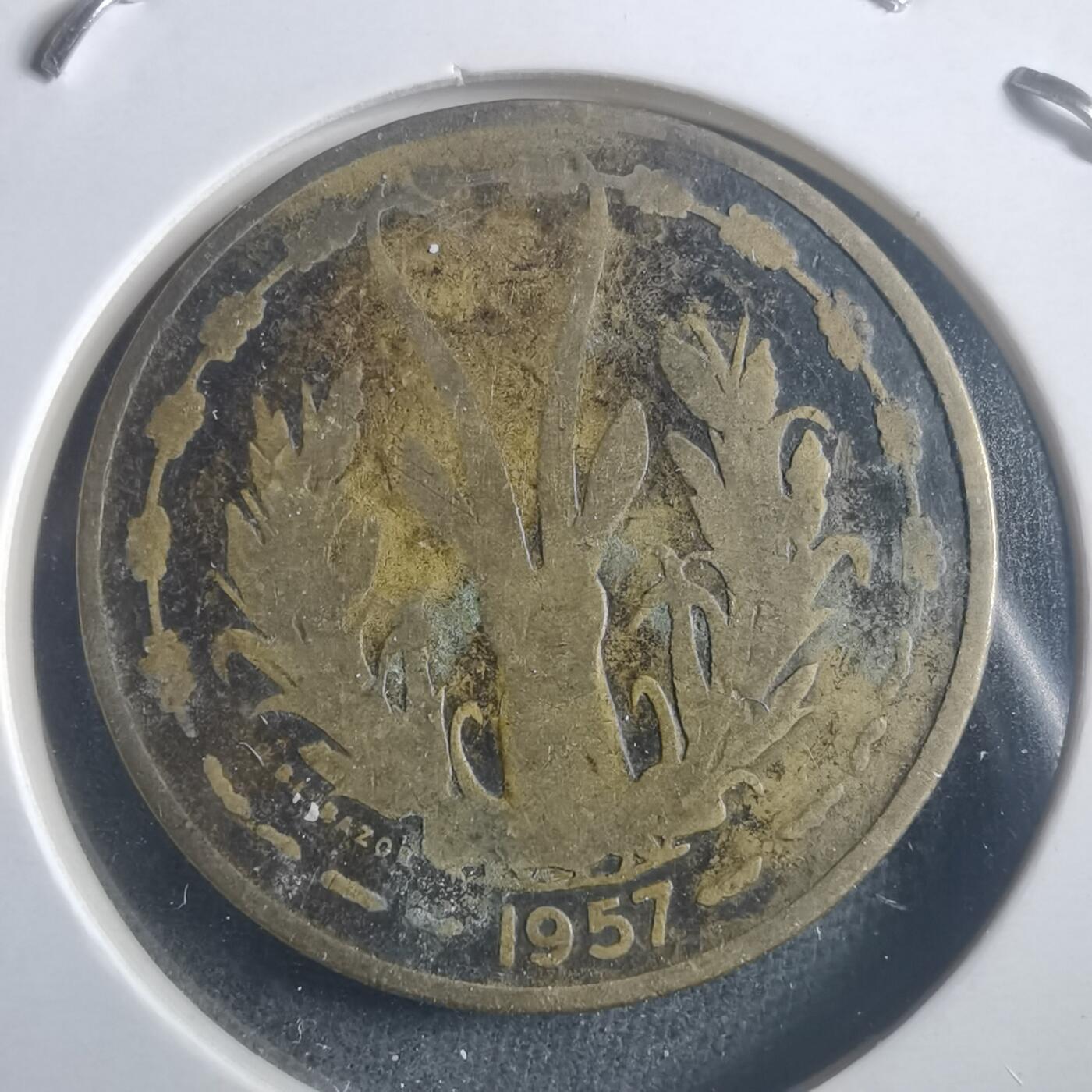 沼泽如烟--第904场 西非1957年25法郎