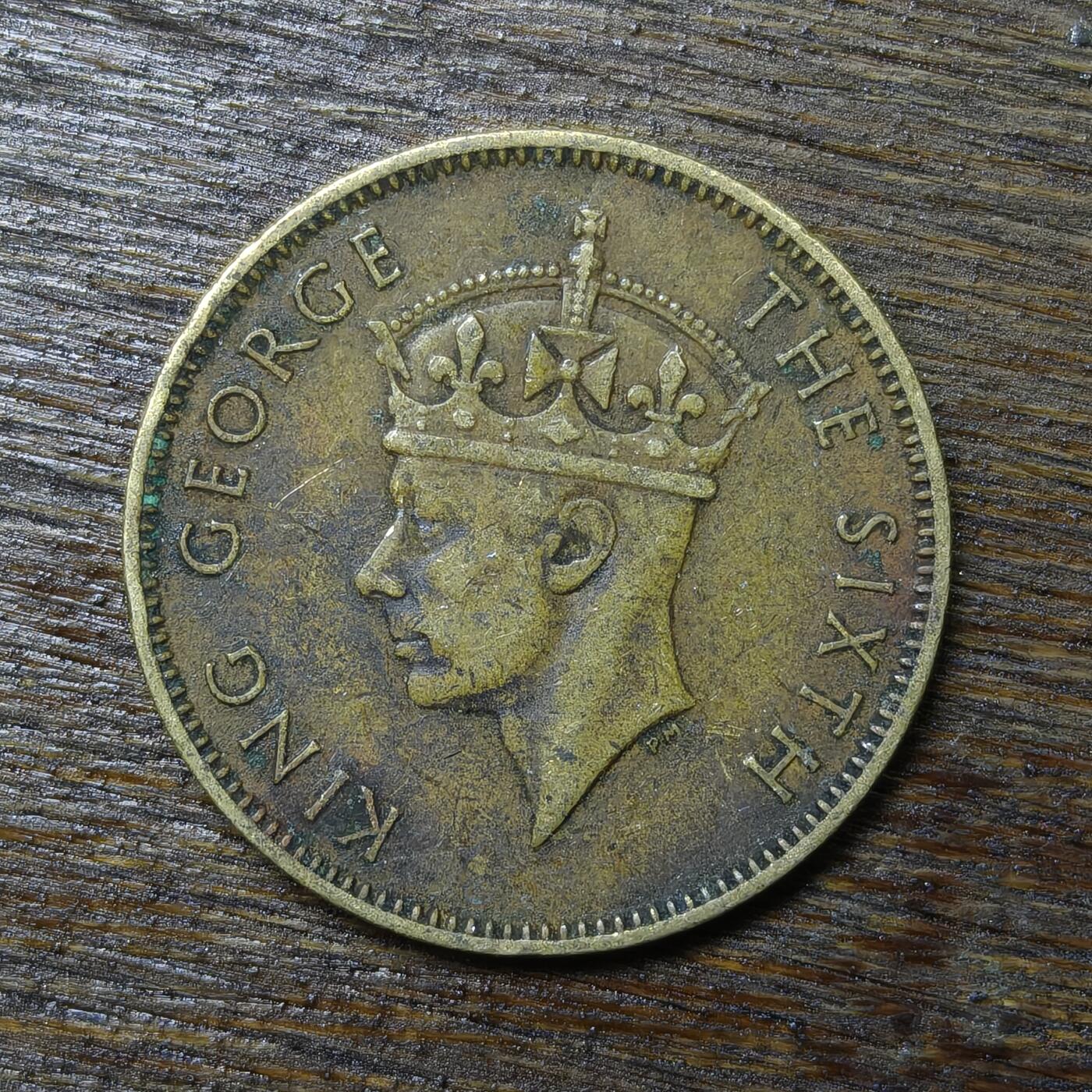 【铜匠收藏】★第132场★散币场，无佣金，30包邮。不满30元，支付5元运费。《接受代拍 代送NGC评级》 英属牙买加 1950年 1/2便士 黄铜币