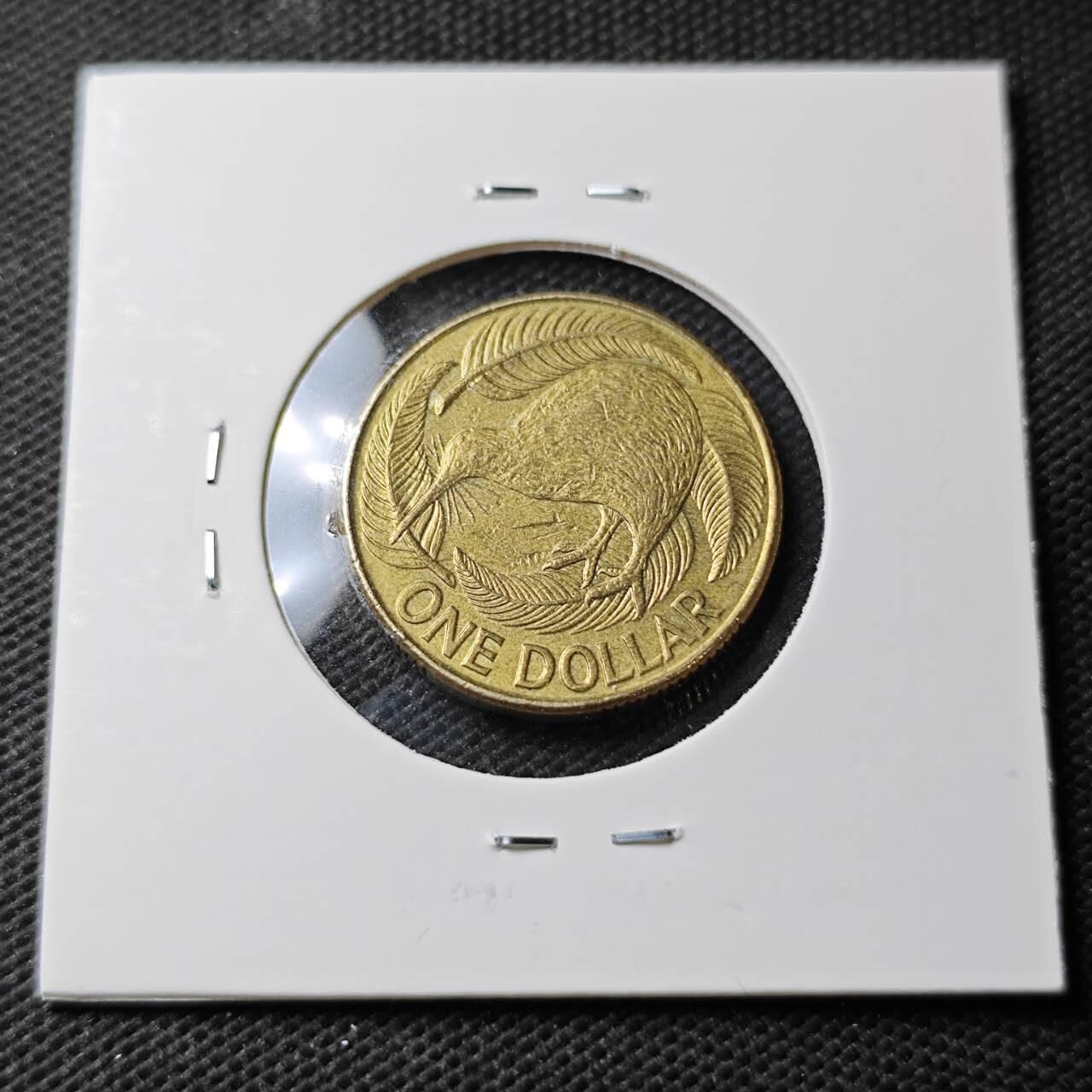 KK钱币收藏小铺  第371场  2月预留时间 周末发货  新西兰1元