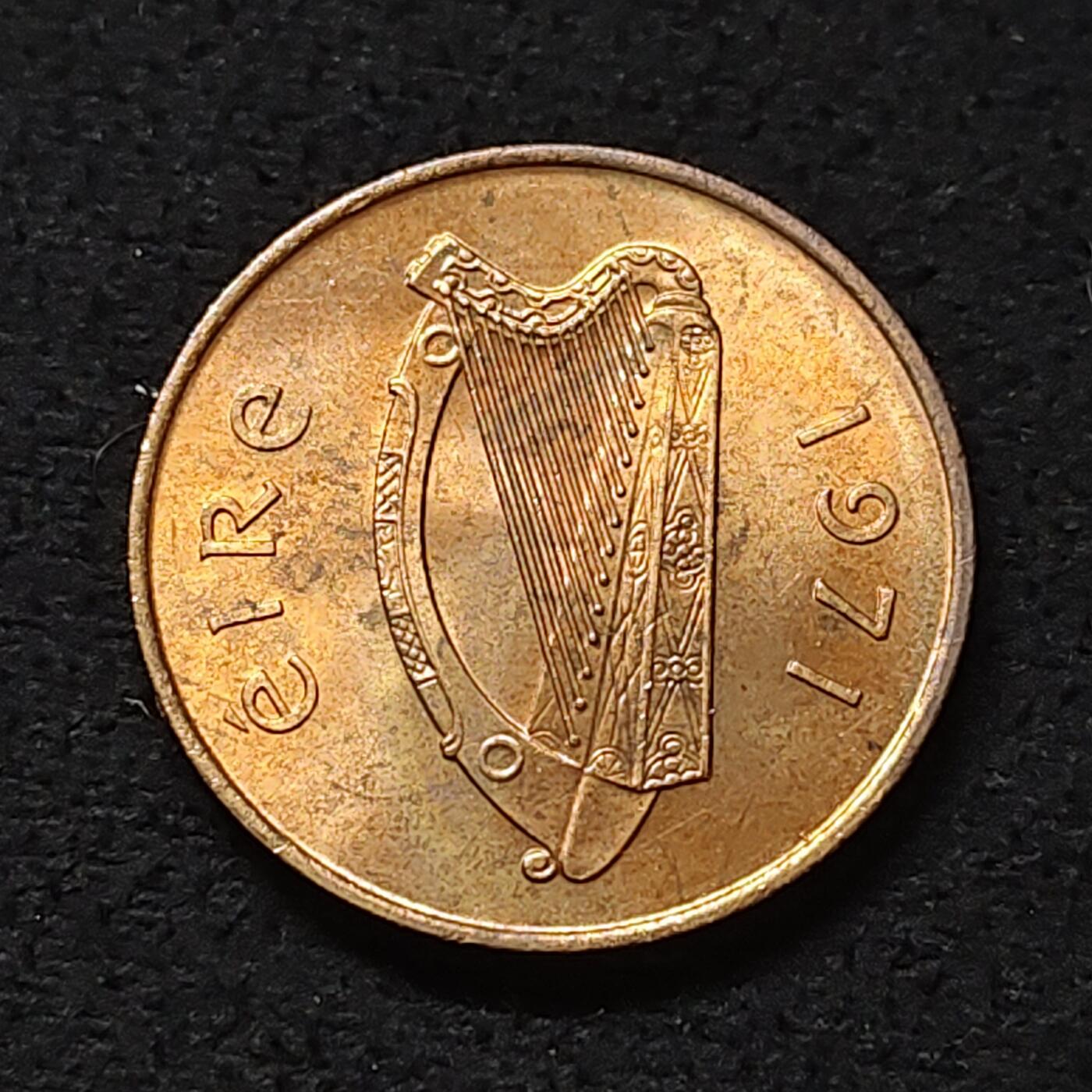 【全场包邮】纯粹捡漏拍478场（免费代拍第15场） 爱尔兰1971年2便士