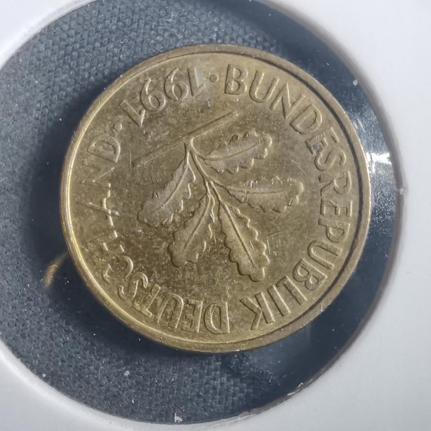 沼泽如烟--第904场 德国1991年5芬尼