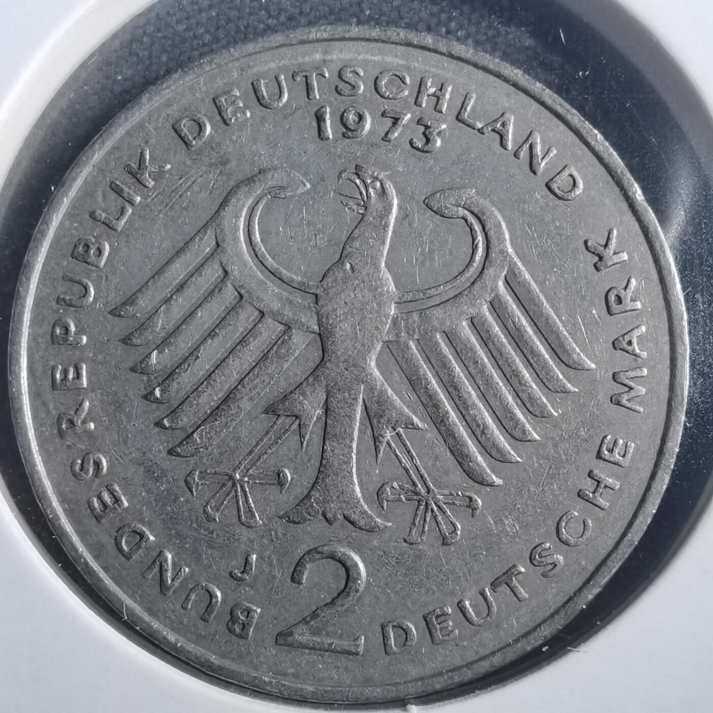 沼泽如烟--第904场 德国1973年2马克