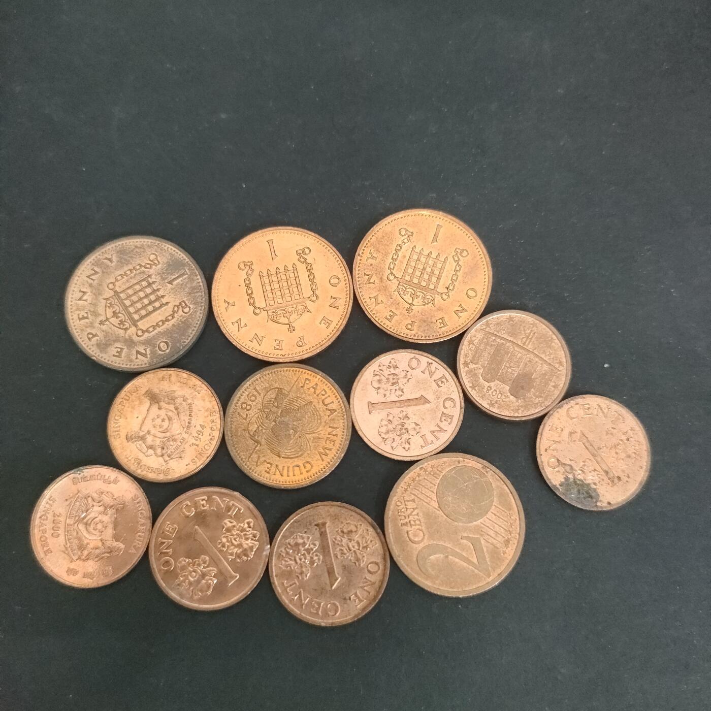 猩哥外币小铺➨【第202场】 钱币12个