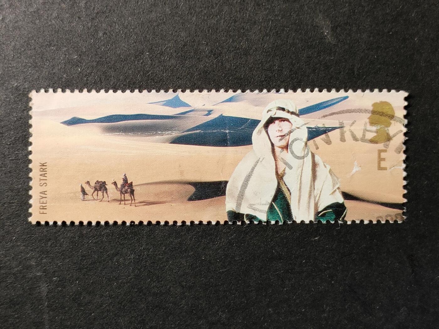 ↓君缘收藏655期☞钱币邮品↓无佣金、可寄存、满30元包邮  英国邮票，2003年20世纪的极限成就,英国著名的探险家、旅行作家芙蕾雅·斯塔克邮票