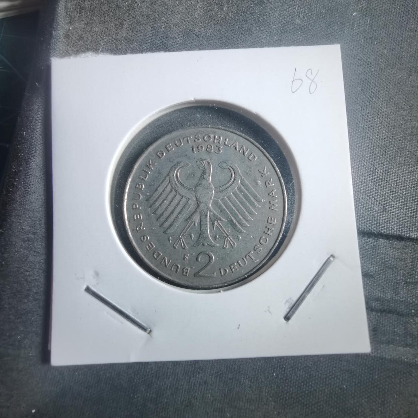 沼泽如烟--第904场 德国1983年2马克