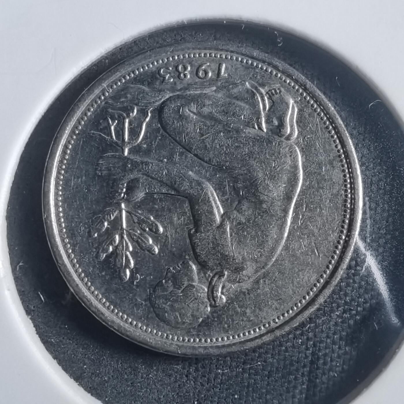 沼泽如烟--第904场 德国1983年50芬尼