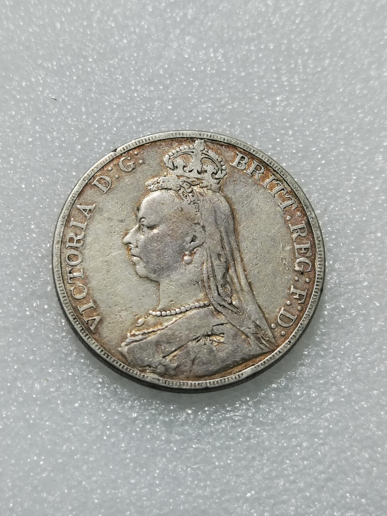 天下钱庄专场欢迎参拍 英国维多利亚马剑银币