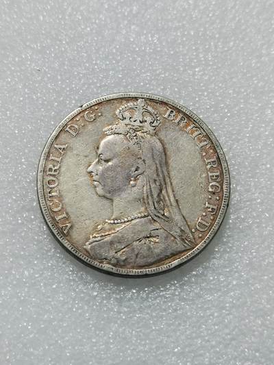 天下钱庄专场欢迎参拍 - 英国维多利亚马剑银币