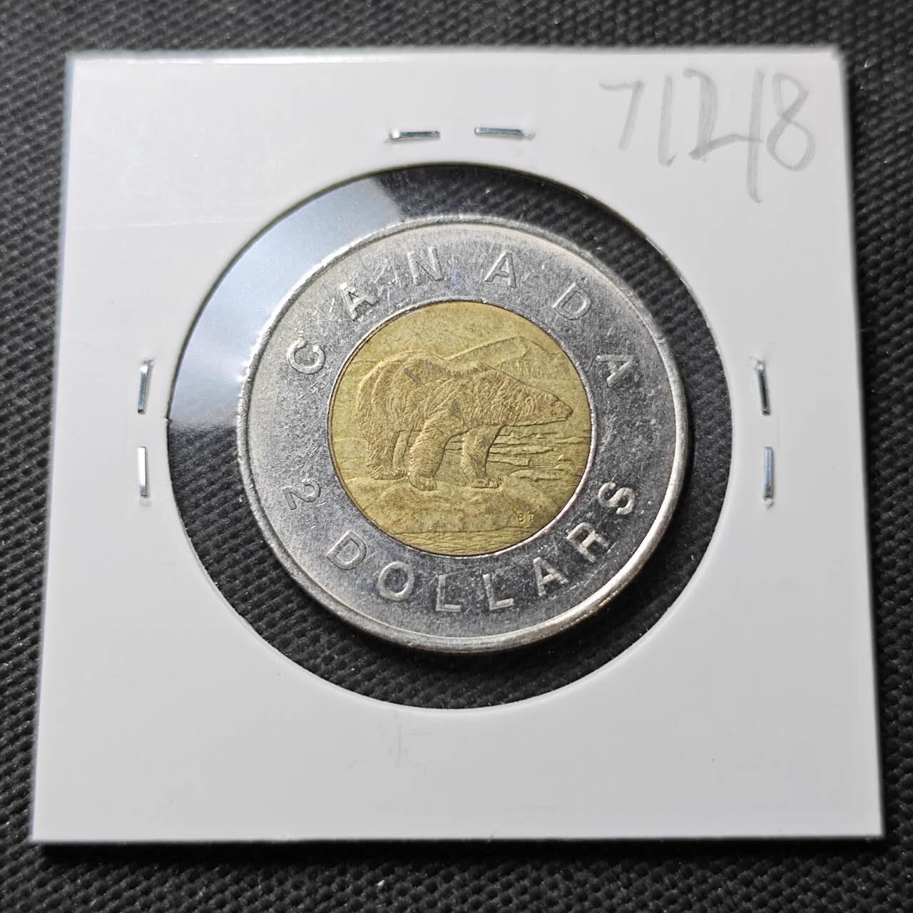 KK钱币收藏小铺  第371场  2月预留时间 周末发货  加拿大2元