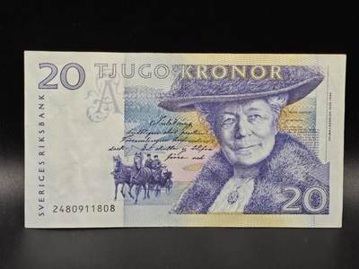 【淘币小摊】限时拍第八百拍  纸币场  满百包邮可预留两周  周一统一发货  - 瑞典20克朗骑鹅旅行记