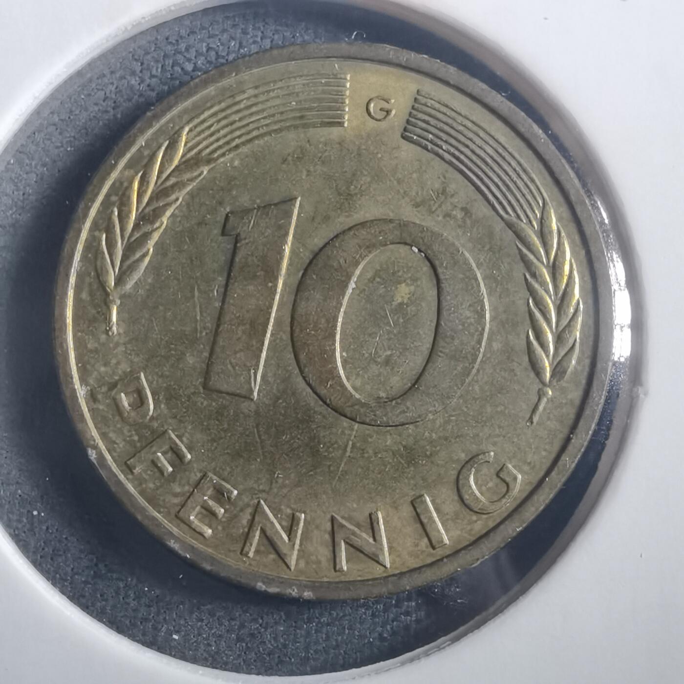 沼泽如烟--第904场 德国1991年10芬尼