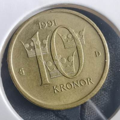 沼泽如烟--第904场 - 瑞典1991年10克朗