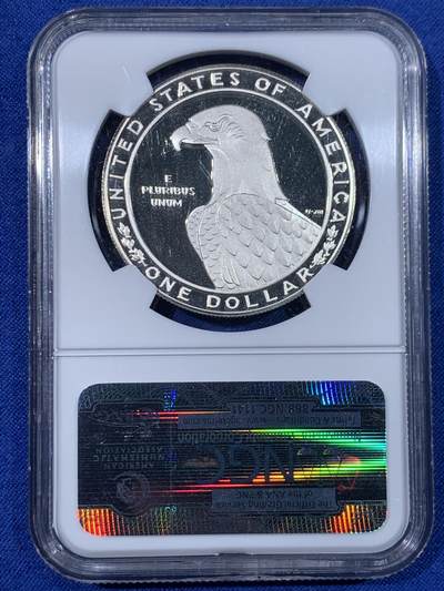 《竞宝斋》第438场 周日，周一，周二 3场连拍 （全场包邮） NGC PF69UC 美国1983年洛杉矶奥运掷铁饼者银币 获奖币