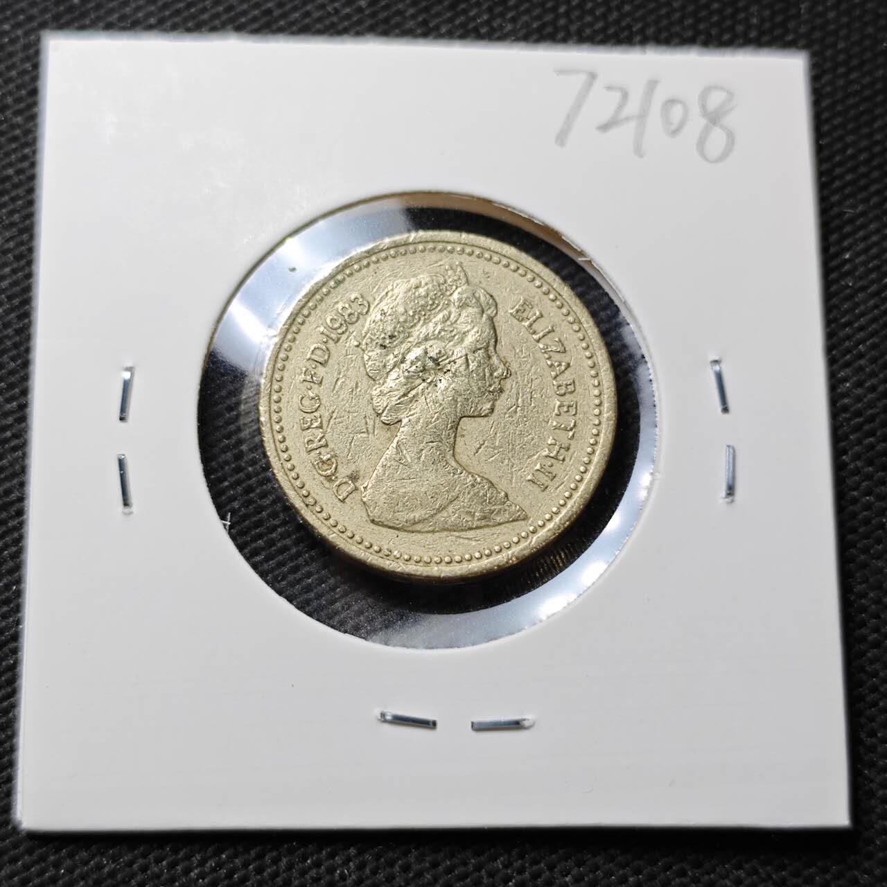 KK钱币收藏小铺  第372场  2月预留时间 周末发货  英国1镑