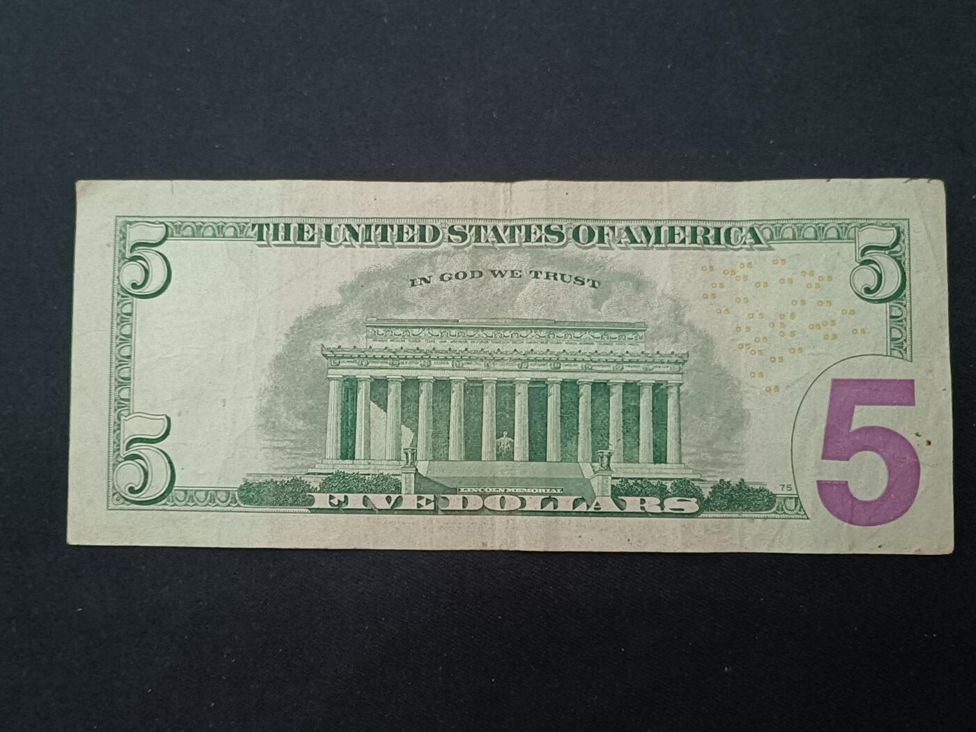 【游宝拍卖】乙巳蛇年87期 佣金1+6% 美国-5美元【SERIES-2006 流通品相】