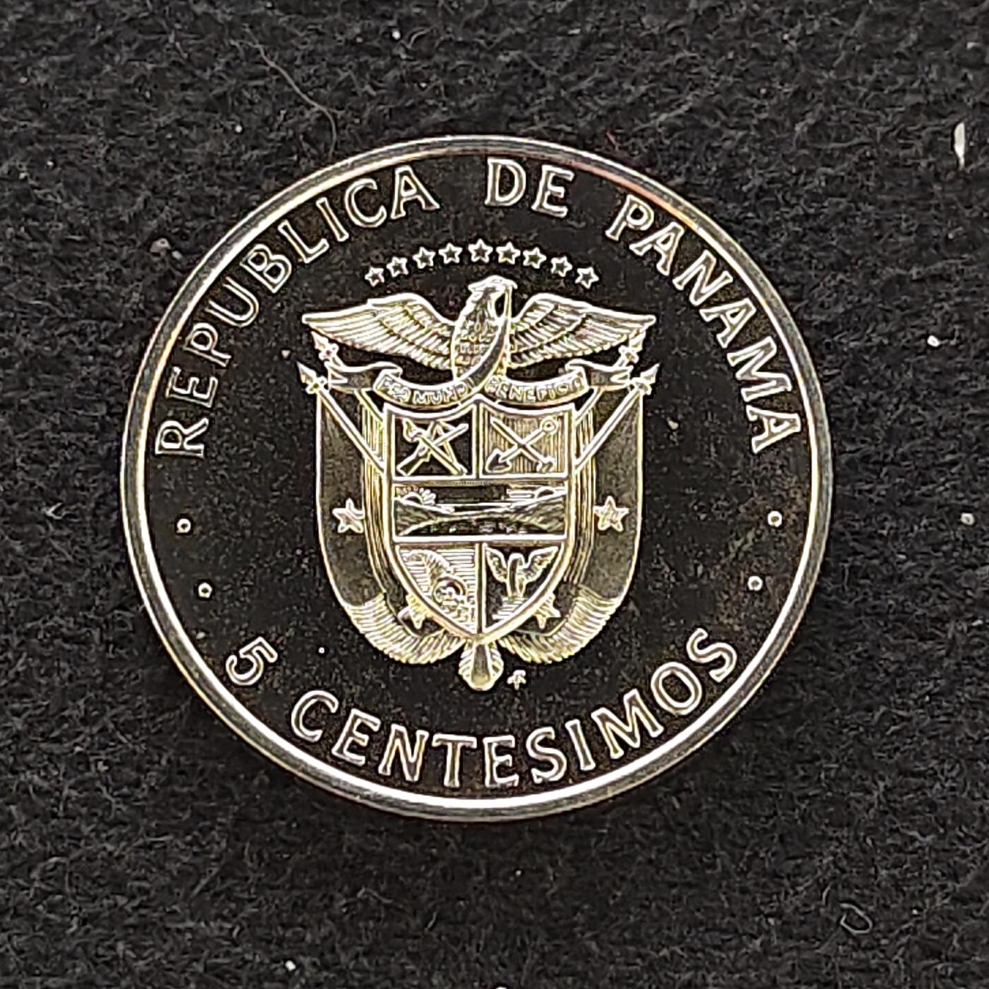 【全场包邮】纯粹捡漏拍478场（免费代拍第15场） 巴拿马1975年5分精制币-古巴医生黄热病研究先驱卡洛斯·芬莱